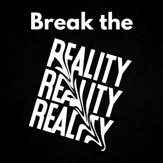 Premium Break the Reality Art Vector Extra Large Customized