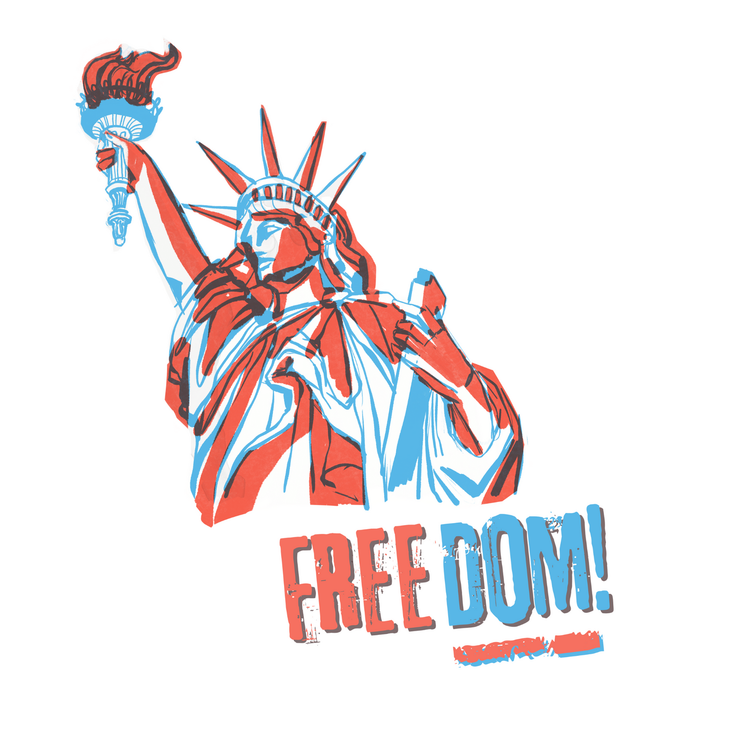 Premium Freedom Art Vector Extra Large Customized