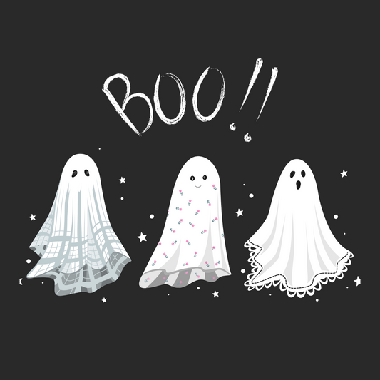 Premium Boo Ghosts Art Extra Large Customized