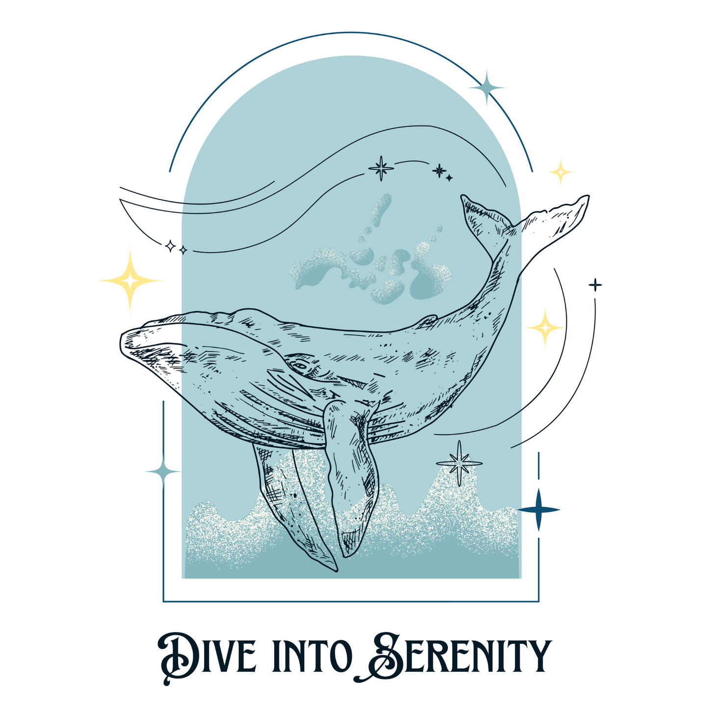 Premium Dive into Serenity Whale Art Extra Large Customized