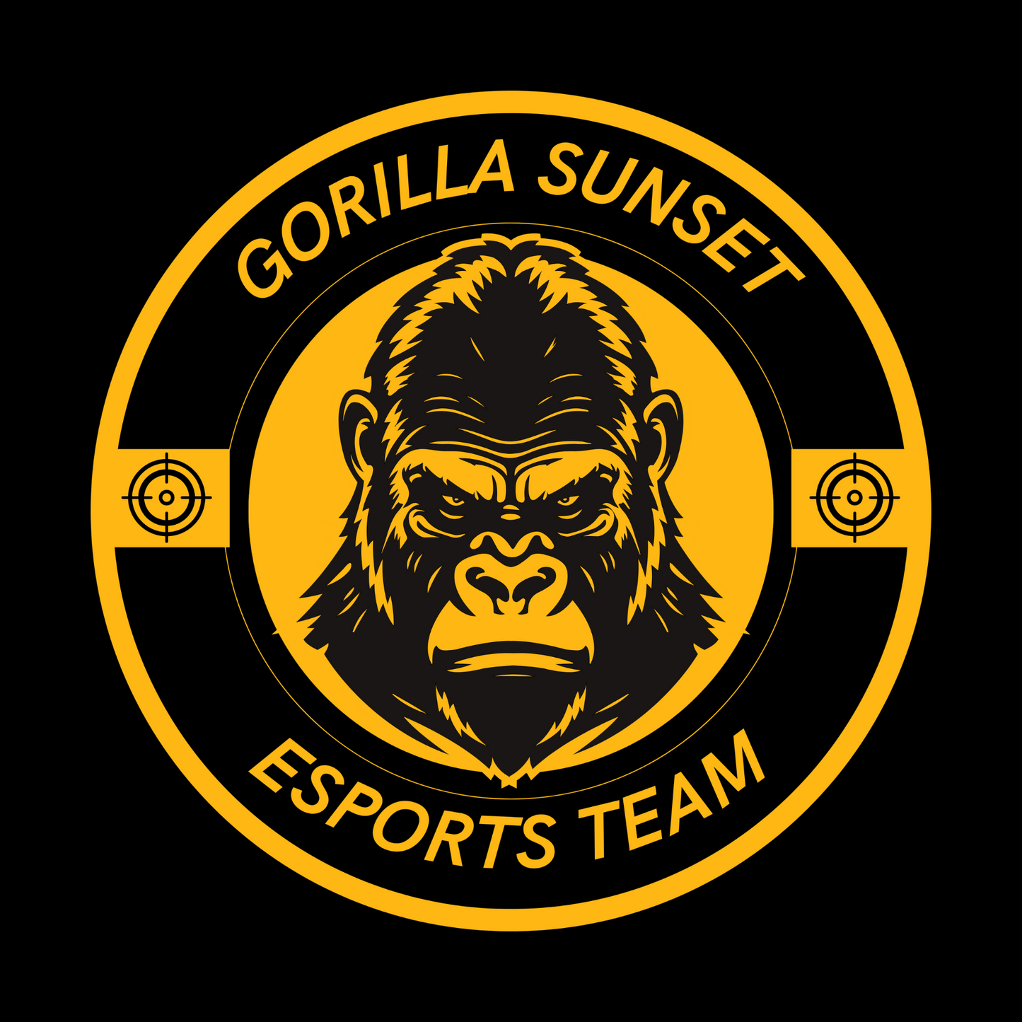 Premium Golden Gorilla Art Extra Large Customized