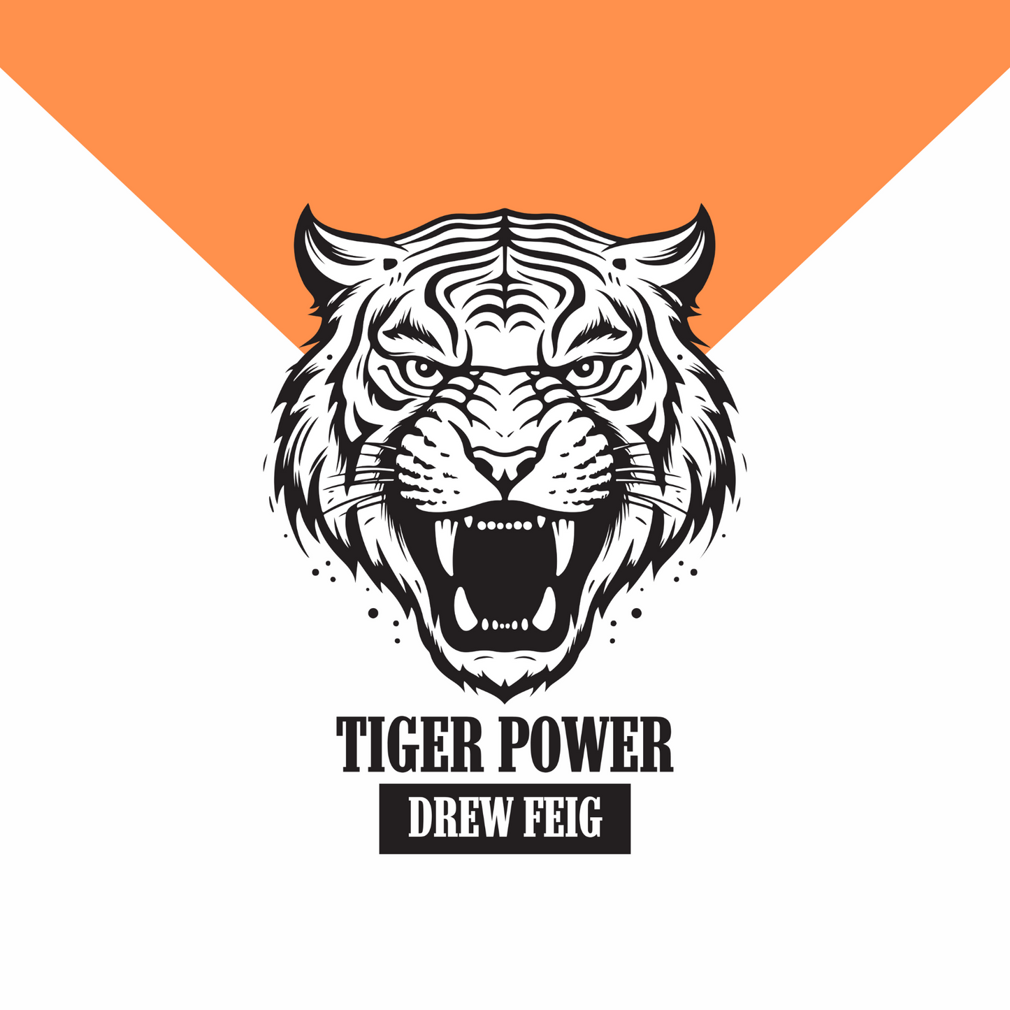 Premium Tiger Power Drew Feig Art Extra Large Customized