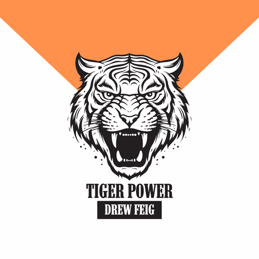 Premium Tiger Power Drew Feig Art Extra Large Customized