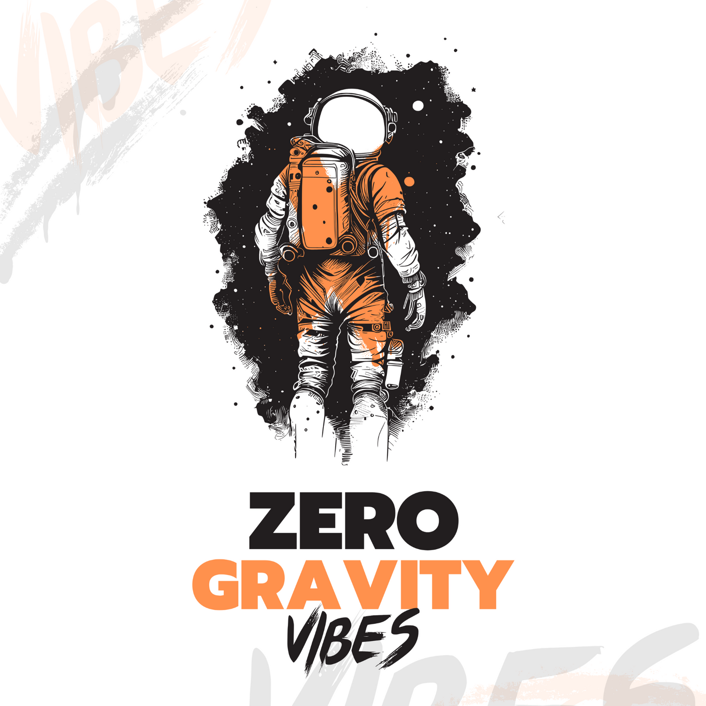 Premium Zero Gravity Vibes Art Extra Large Customized