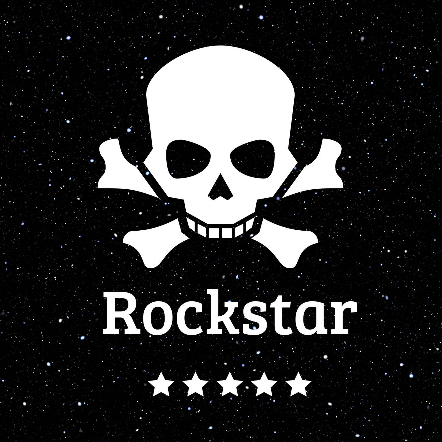 Premium Rockstar Emblem Art Vector Extra Large Customized